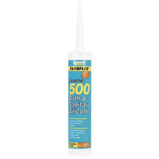 White Sanitory Silicone 500